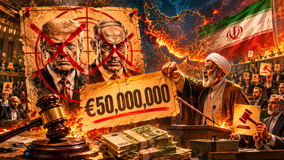 File photo Iran plans €50 million bounty on 'gambler' Donald Trump, 'child-killer' Netanyahu for 'whoever sends them to hell' - report