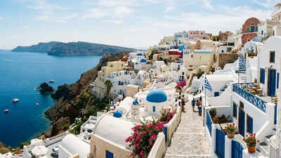 PC: Google Gemini Why are Greek island houses painted blue and white: The surprising history has more to do with survival than beauty