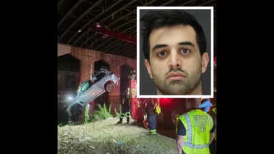 Zorawar S Kohli was charged after a massive car crash in New Jersey. (Photo: Daily Voice New Jersey) Massive car crash in New Jersey pushes BMW into river; Indian-origin driver arrested after fleeing scene on foot