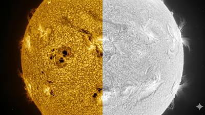 Image: AI Generated Did you know that the Sun looks yellow from Earth but is actually white in space