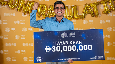 Tayab Khan UAE-based Nepali security guard wins Dh30m lottery jackpot with 4 friends; Plans new home for family