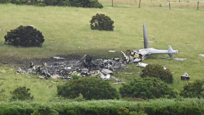 Three British Navy personnel killed in helicopter crash during training exercise in Devon, MOD confirms