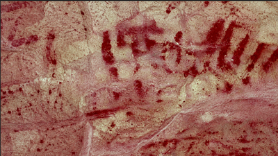 Image: AI Generated What looked like simple red stains turned out to be Britain’s oldest cave art from 17,100 years ago